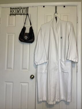 Monarch Cypress Luxury Spa Robe White High Quality Heavy Comfy OS